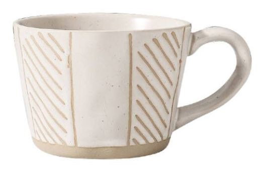 Stoneware Hand-Painted Mug