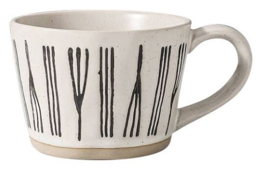 Stoneware Hand-Painted Mug