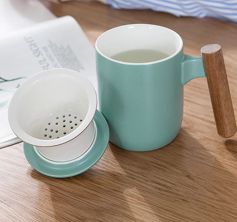 Ceramic Mug with Tea Infuser