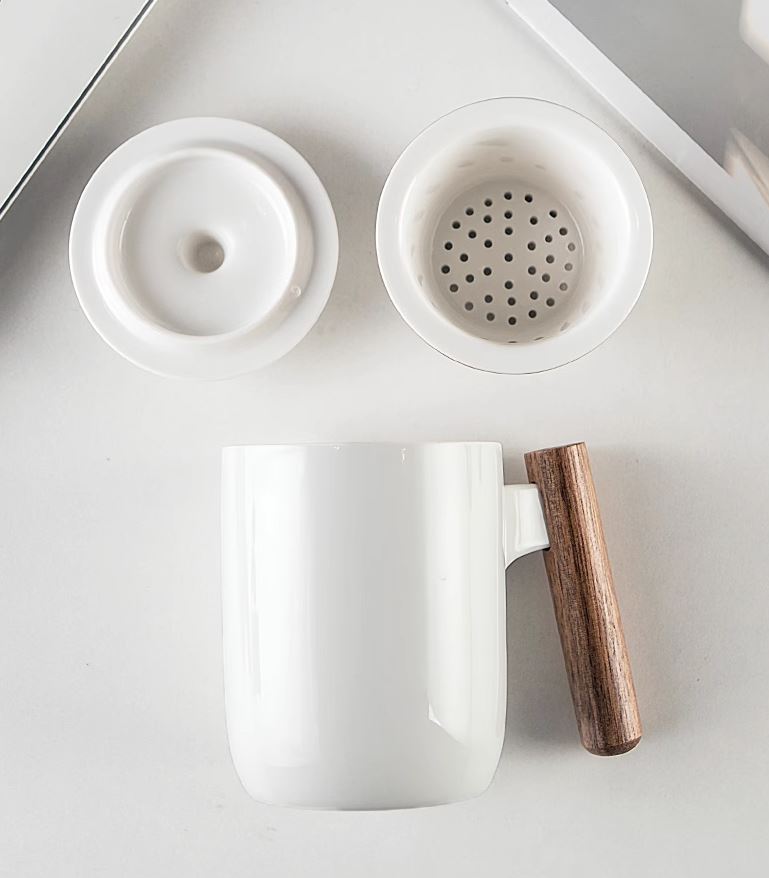 Ceramic Mug with Tea Infuser