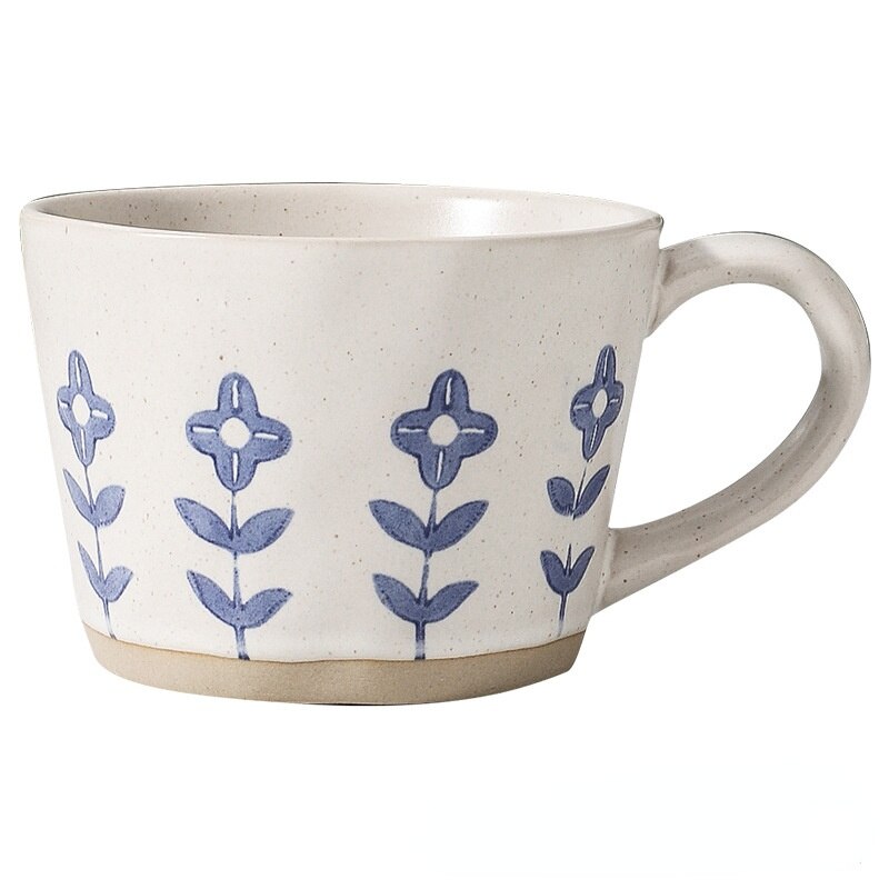 Stoneware Hand-Painted Mug