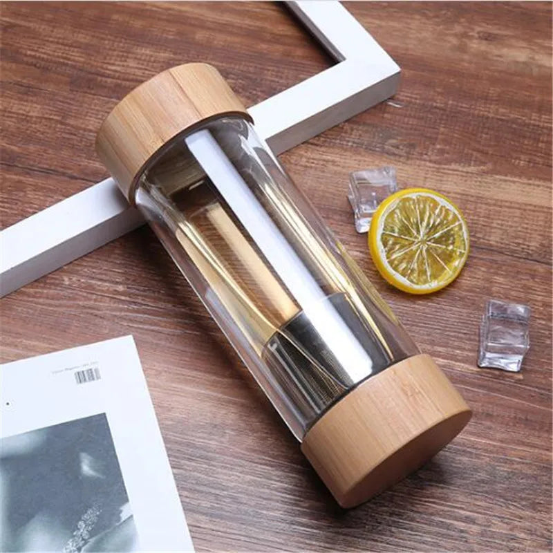 Travel Best Glass and Stainless Steel Tea Infuser