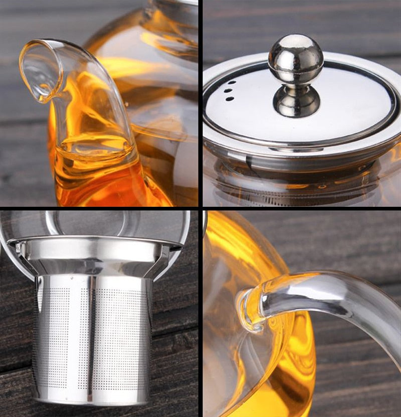 Best glass tea pot with infuser 