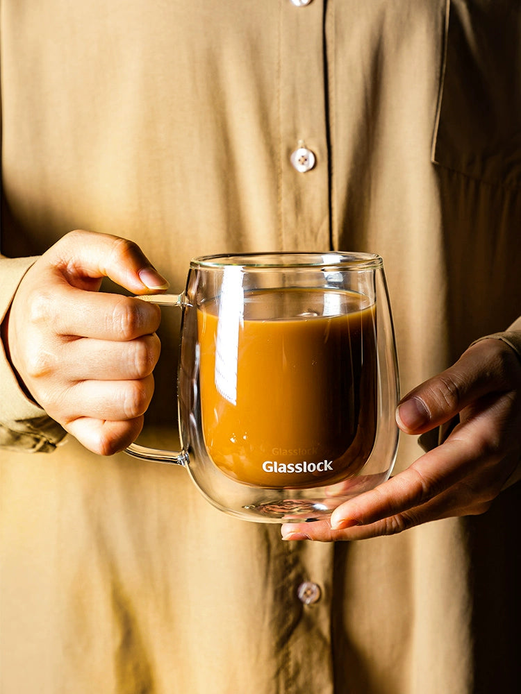 Double-Layer Glass Tea Cup