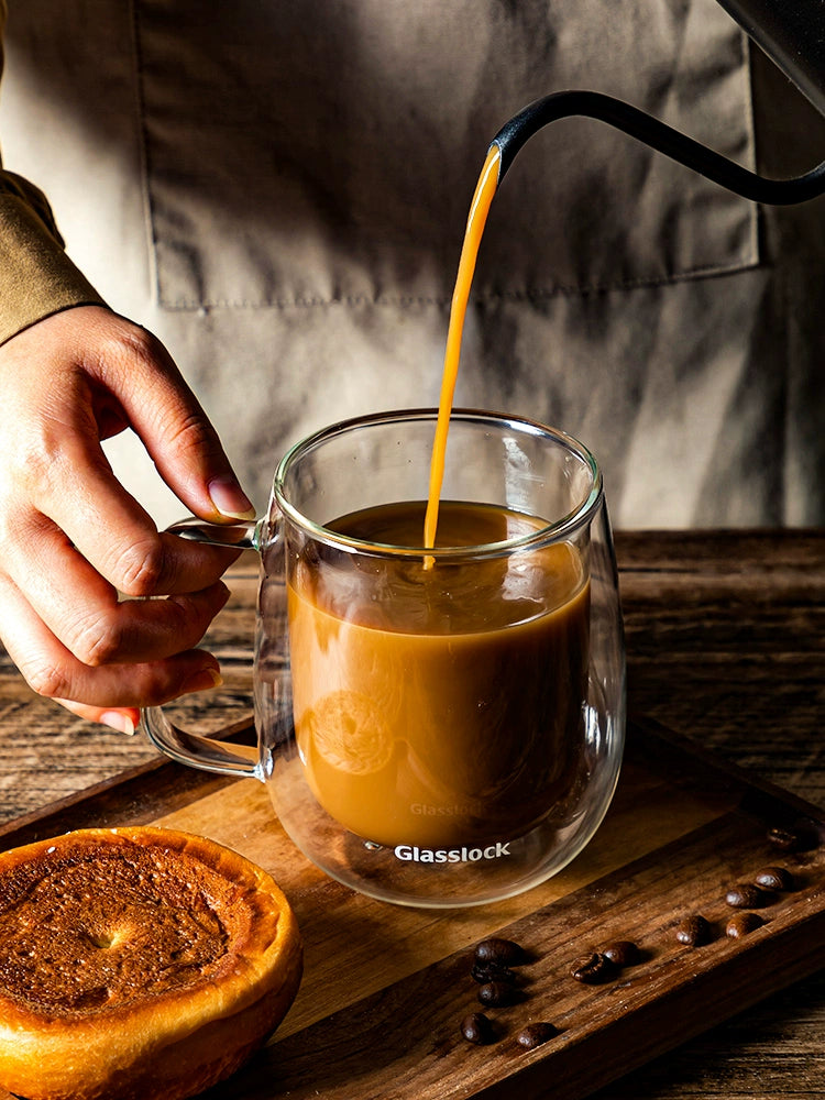 Double-Layer Glass Tea Cup